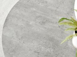 Furniturebox Uk Novara Grey Concrete Effect Black Leg 120Cm Round Dining Table & 4 Cream Halle Chairs - thumbnail 4