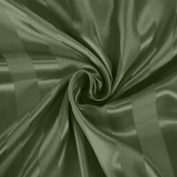 Ameha Stripe Fitted Sheet 40 Cm Deep Pocket- Hypoallergenic Easy Care Olive Green Bed Sheets Uk King Bedsheet(152X200Cm) - thumbnail 6