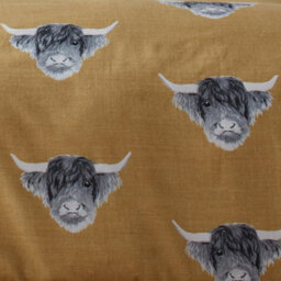 Fusion Highland Cow Brushed Duvet Cover Set - thumbnail 3