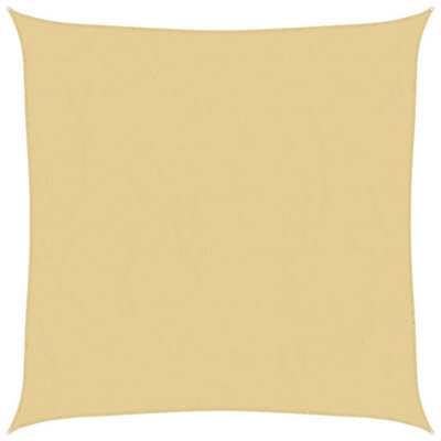 Berkfield Durable Sun Shade Sail Sand 2.5X2.5 M 100% Polyester Oxford