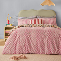 furn. Furn Juno Reversible Printed Duvet Cover Set, Multi, Single - thumbnail 2