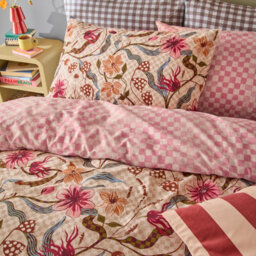 furn. Furn Juno Reversible Printed Duvet Cover Set, Multi, Single - thumbnail 3