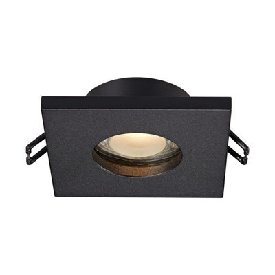 Luminosa Lighting Luminosa Chipo Recessed Downlight, Black, 1X Gu10