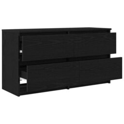 Berkfield Tv Cabinet Black 100X35X54 Cm Engineered Wood - thumbnail 5