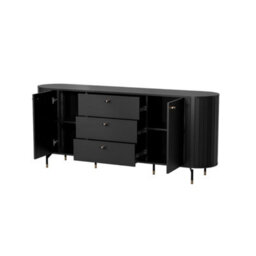 Arte Sophisticated Zante 4 Sideboard Cabinet 1900mm X 810mm X 400mm - Elegant Storage Solution - thumbnail 2