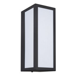 Luminosa Lighting Luminosa Gundula Outdoor Wall Lantern Matt Black Ip44 1X E27 - thumbnail 2