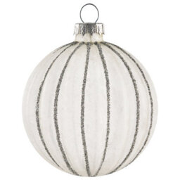 Beliani Set Of 35 Baubles Snowfall Glass Blue - thumbnail 7