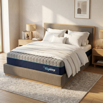 18Cm Memory Foam Mattress Medium Comfort Orthopaedic Mattress With Breathable Fabric And Hypoallergenic Materials - image 1