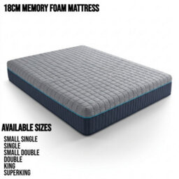 18Cm Memory Foam Mattress Medium Comfort Orthopaedic Mattress With Breathable Fabric And Hypoallergenic Materials - thumbnail 2