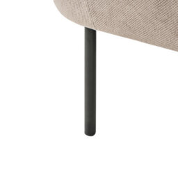 Beliani Left-Hand Chaise Longue Mirmande Fabric Taupe - thumbnail 6
