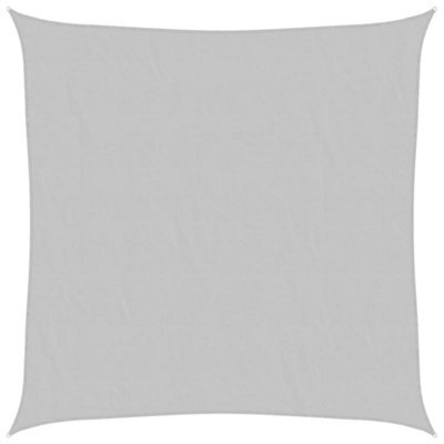 Berkfield Durable Sun Shade Sail Light Grey 3X3 M 100% Polyester Oxford