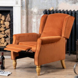 Barksdale Recliner Armchair - Orange - thumbnail 2