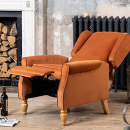 Barksdale Recliner Armchair - Orange - thumbnail 3