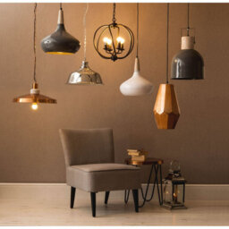 Orsina Light Grey Pendant Light, Reliable Grey Pendant Light Shade, Easy Installation Ceiling Pendant - thumbnail 4