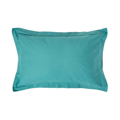 Homescapes Teal Egyptian Cotton Oxford Pillowcase 200 Tc - image 1