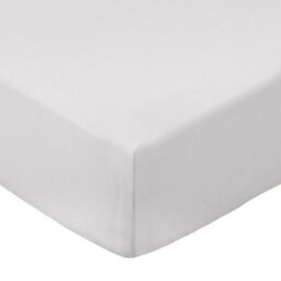Bianca Fine Linens Bedroom 200 Thread Count Cotton Percale Fitted Sheet 32Cm Depth Grey - thumbnail 5