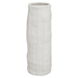 Orsina Traditional Stoneware White Large Vase, Versatile Flower Vase, Compact And Lightweight Vase For Flowers - thumbnail 2
