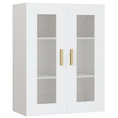 Vidaxl Hanging Wall Cabinet White 69.5X34X90 Cm - image 1