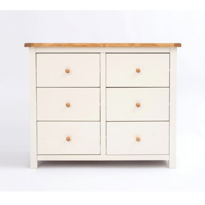 Cabinet Bits Maggiori 6 Drawer Chest Of Drawers Wood Knob - image 1