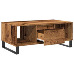 Berkfield Coffee Table Old Wood 90X50X36.5 Cm Engineered Wood - thumbnail 5