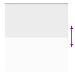 Walplus White Blackout Roller Blind 140 X 175 Cm - Complete Light Blocking, Thermal Insulated Window Shade - thumbnail 9