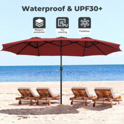 Mountview Big Parasol Patio Umbrella Outdoor Garden Pool Sun Shade Double-Sided - thumbnail 7