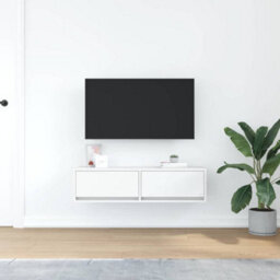 Berkfield Tv Cabinet White 100X31X25,5 Cm Engineered Wood - thumbnail 4
