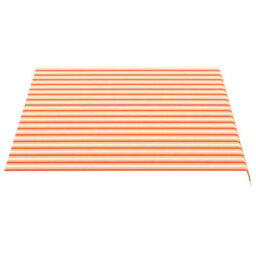 Walplus Replacement Fabric For Awning Garden Sun Shade Canopy Gazebo For Back Door, Porch, Patio Yellow And Orange 3.5X2.5 M - thumbnail 4