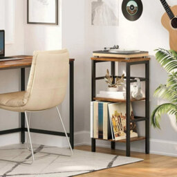 Bookshelf Bookcase Side Table Record Player Stand Telephone Table Plant Stand - thumbnail 4