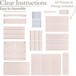 Christow 3 Drawer Chest Of Drawers Pink - thumbnail 6