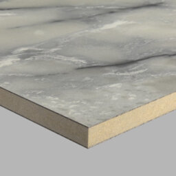 Rearo Selkie Mdf Bathroom Shower Wall Panel (H)2420mm X (W)1180mm X (D)11mm Tongue & Groove - Portofino Matte Finish - thumbnail 7