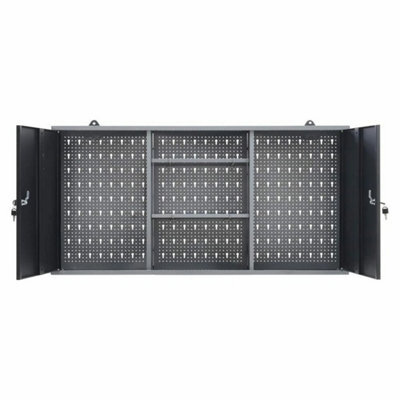 120X20X60Cm Metal Steel Wall Mounted Garage Tool Cabinet Workshop Storage Cupboard Lockable - image 1