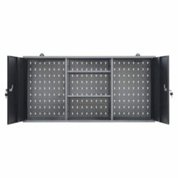120X20X60Cm Metal Steel Wall Mounted Garage Tool Cabinet Workshop Storage Cupboard Lockable - thumbnail 1