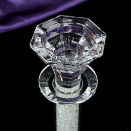 London Boutique Tea Light Dinner Candle Holder Set 2 Crystal Studs Filled Decorative Gift Present In Gift Box - thumbnail 4