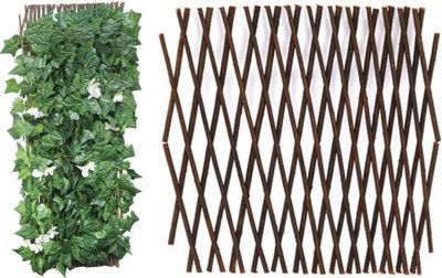 Aamen 1 X 2M Garden Outdoor Artificial Flower Leaf Trellis - image 1