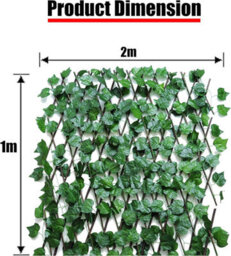 Aamen 1 X 2M Garden Outdoor Artificial Flower Leaf Trellis - thumbnail 6