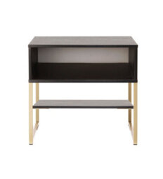 Madrid Open Lamp Table In Black Ash (Ready Assembled) - thumbnail 6