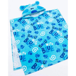 Blues Clues & You Childrens/kids Repeat Print Hooded Towel Blue (One Size) - thumbnail 4