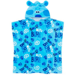 Blues Clues & You Childrens/kids Repeat Print Hooded Towel Blue (One Size) - thumbnail 1