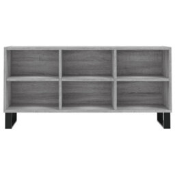 Berkfield Tv Cabinet Grey Sonoma 103.5X30X50 Cm Engineered Wood - thumbnail 4