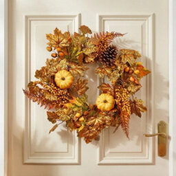Garden Greatness Decorative Autumn Cones And Berries Wreath - thumbnail 1
