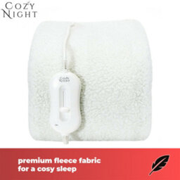 Cozy Nights Cozy Night Single Size Electric Blanket Heated With 3 Heat Settings - Quick Fit Underblanket - Fleece Material Machine Washable - thumbnail 3