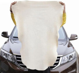 Taps2Traps Genuine Large Chamois Leather Car Drying Towel Absorbent Washing Cleaning - 30Cm - thumbnail 2