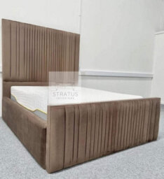 Stratus Interiors Louisa Floor To Ceiling Pleated Bed Frame - Gas Lift Storage - Super King - thumbnail 6