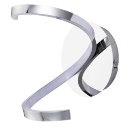GoodHome Pegmati Chrome Effect Led Wall Light - thumbnail 3