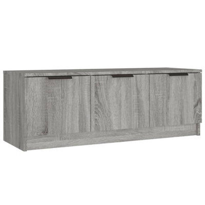 Berkfield Classic Tv Cabinet Grey Sonoma 102X35X36.5 Cm Engineered Wood - image 1