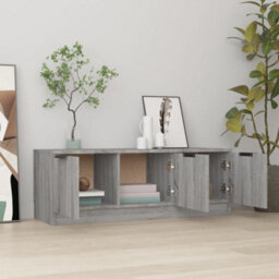 Berkfield Classic Tv Cabinet Grey Sonoma 102X35X36.5 Cm Engineered Wood - thumbnail 3