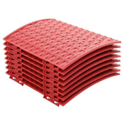 Vidaxl Christmastreeskirt Red 65 X 24 Cm Plastic - thumbnail 2