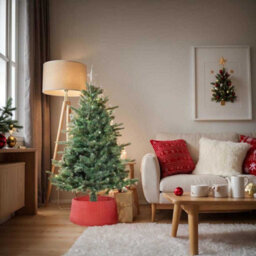 Vidaxl Christmastreeskirt Red 65 X 24 Cm Plastic
