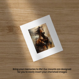 Ak Frames 12X10 White Picture Mounts To Fit 8X6 Aperture Size - Mount Board Only (No Frame Included) - thumbnail 5